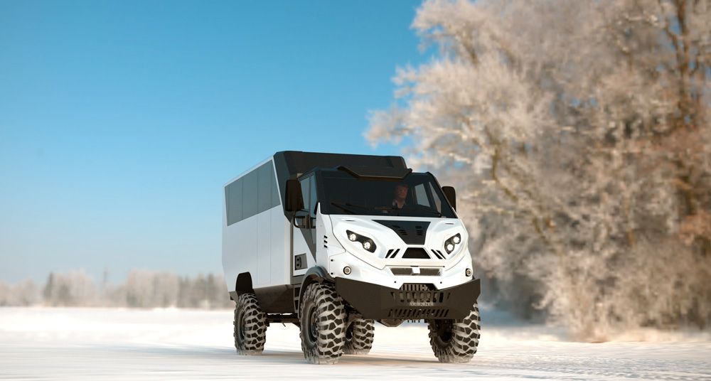 Новая внедорожная «вахтовка» на итальянском шасси Graelion